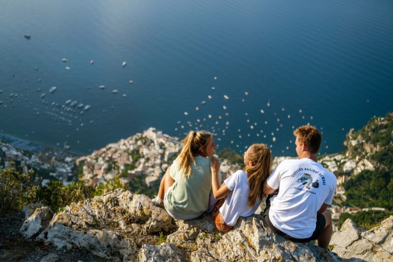 Aussichtspunkt während der Vespa-Tour nach Amalfi.