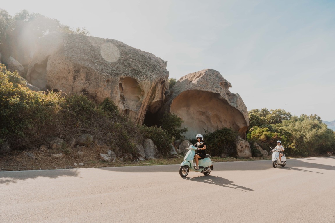 Sardinien Vespa-Route